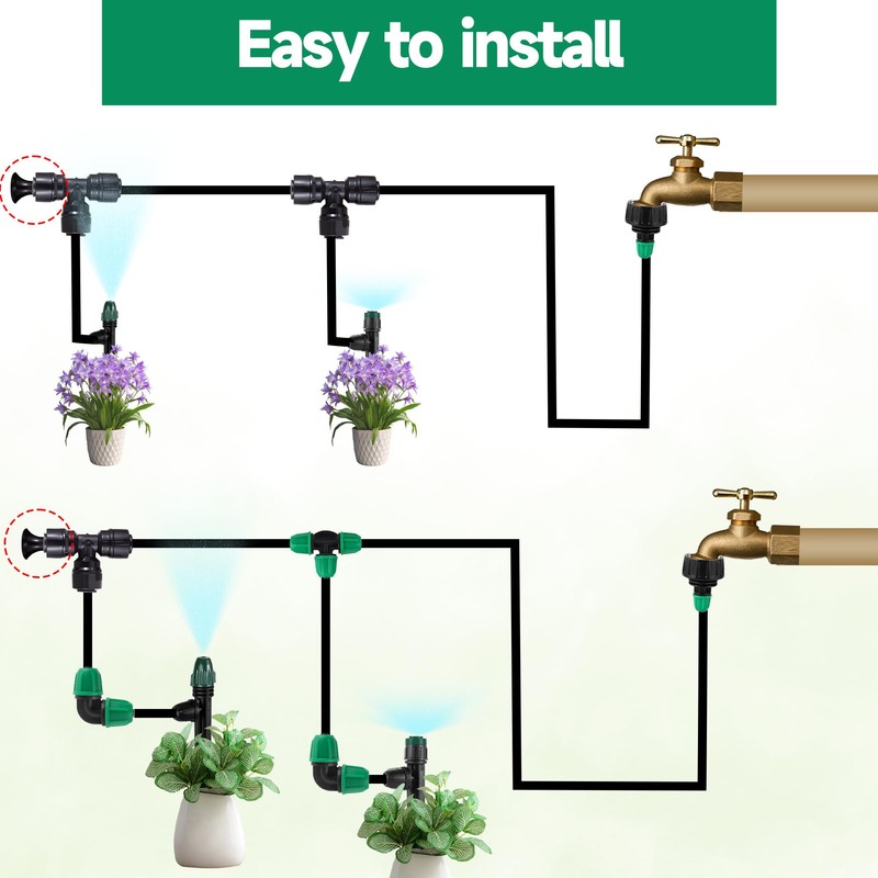 NFAMRZCAR Goof Plugs for Drip Irrigation 1/4,Quick Connect Drip Line