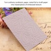 Agatige 3PCS Embossing Folders, Plastic Embossing Template DIY Tool Stencil