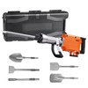 VEVOR Demolition Jack Hammer with 2/4/6 Chisel Bit, 360°C Swiveling