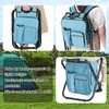 Kikerike Backpack Stool Cooler Chair Heavy Duty 300 LBS Max