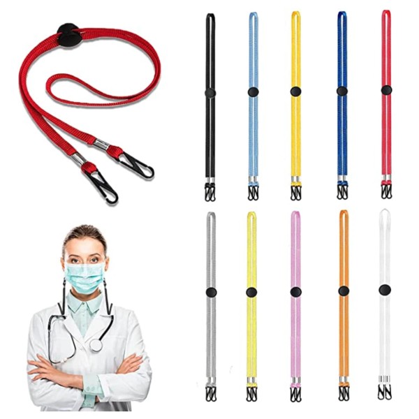 Unbranded 10 PCS Face Mask Lanyards, Mask Holder Adjustable Mask