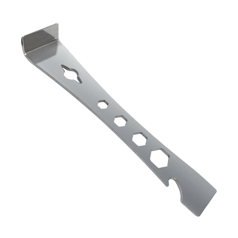 Stainless Steel Pry Bar Scraper 7inch Length with 1/4", 5/16”,