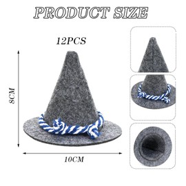 Meleager Oktoberfest Table Decoration, Oktoberfest Hat Decoration, Bavarian Decoration, Mini Bavarian Felt Hats for Holiday Decoration, Photo Shoots