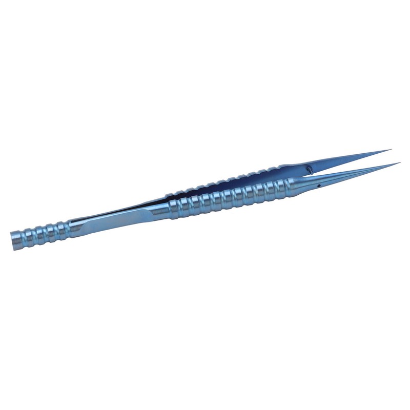 Tweezers Ti Alloy Straight Fine Tip Antimagnetic Tool for Electronic