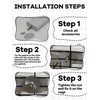 Niwaes Chinchilla Lava Ledges Rat Climbing Platform 4 Pack Pumice