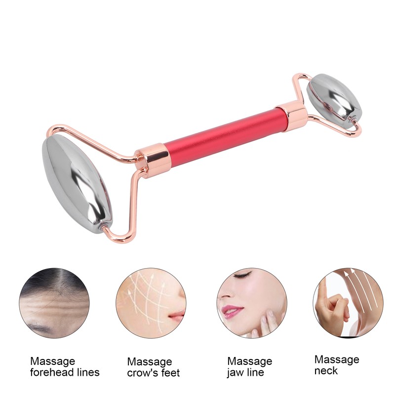 Face Roller Terahertz Power Stone Facial Beauty Roller Massager Gua