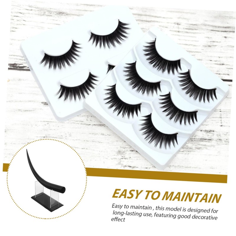 Healeved 1set Simulation Eyelash Display Model for Salon Training Realistic