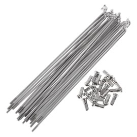 Partuto 20 Set 13G Bicycle Spokes 160mm Bike Wheel Spokes 304 Stainless Steel Silver Tone