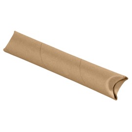 Top Pack Supply Crimped End Mailing Tubes, 1-1/2" x 18", Kraft, (Pack of 70)