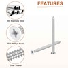 DTGN 25Pcs #10x4 Flat Head Wood Screws, 304 Stainless Steel