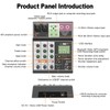Aveek Professional Audio Mixer, Sound Board Mixing Console with 4