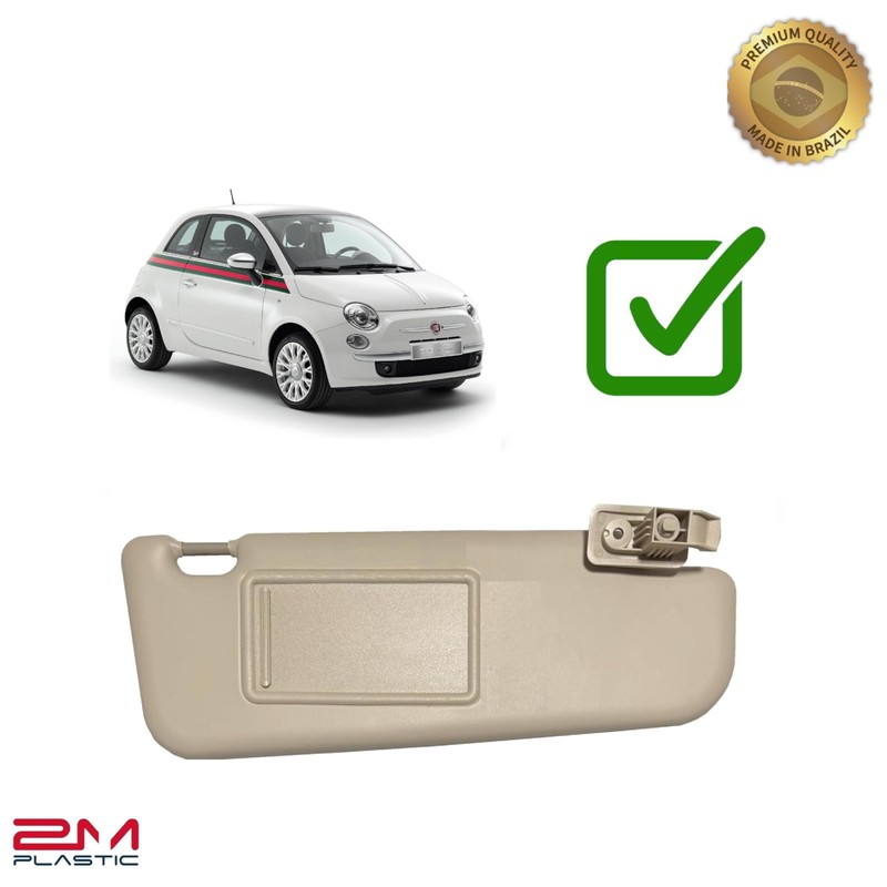 Sun Visor Compatible with Fiat 500 2012-2019 without Sunroof OE