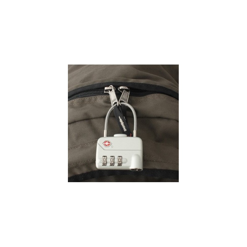 TravelSafe Unisex TS0324 TSA Travellock, Silver,