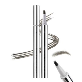 Erinde Lápiz de Cejas Líquido Resistente al Agua, Lápiz de Cejas Natural y Duradero Con Efecto Microblading, Cosmético Para Cejas Resistente a Las Manchas, Con Función de Relleno y Coloración, B02#