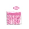 50Pcs Varita de Máscara de Silicona, Cepillos Desechables para Pestañas,