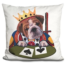 LiLiPi King of Spades Decorative Accent Throw Pillow