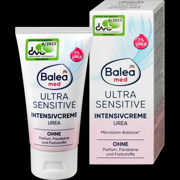 Balea Med Ultra Sensitive Intensive Cream Urea, 50ml