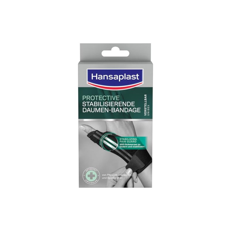 Hansaplast Protective Stabilising Thumb Brace Thumb Splint Supports & Relieves
