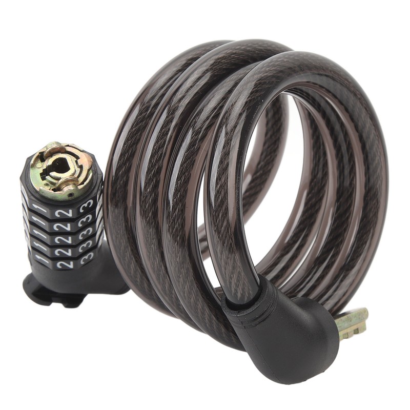 3.6ft Bicycle Lock with Mounting Bracket Anti Theft Universal 5