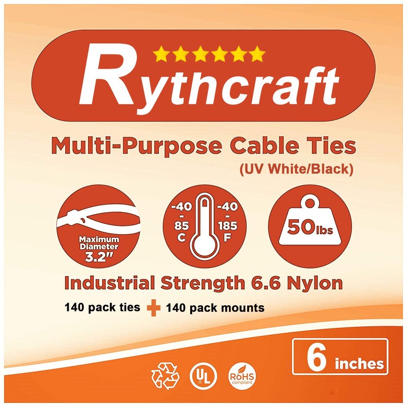 140 Pack 3/4" Zip Tie Adhesive Mounts Self Adhesive Cable