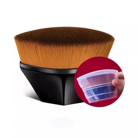 Portable Mini Makeup Brush for Pore Coverage Shading Brush 4ea