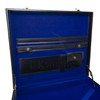 Premium Masonic Regalia Grand Apron Hard Case Briefcase, Black Leather
