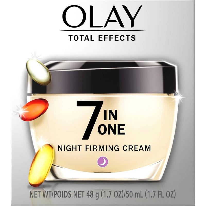Olay Total Effects Anti-Aging Night Firming Cream & Face Moisturizer,