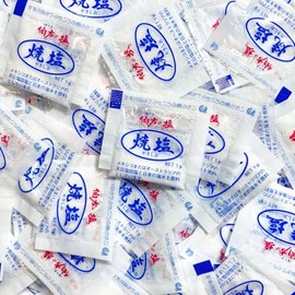 伯方の塩 焼塩 (1g×300袋) 小袋 PSJBOX 塩 調味料 大容量 個包装