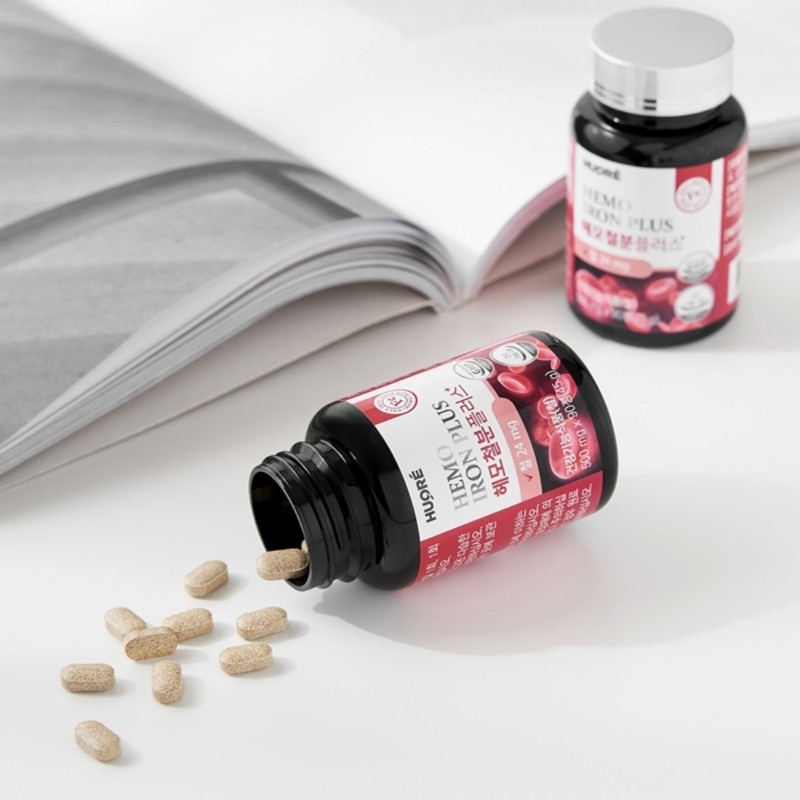 Non-heme iron iron supplement Approximately 3 months' worth of iron