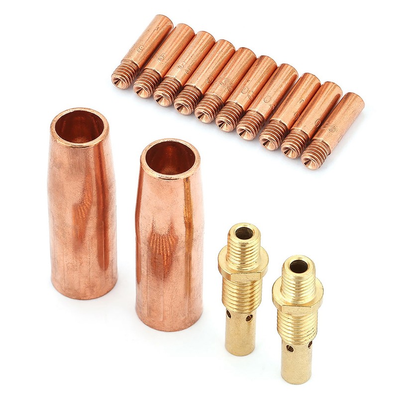 14 pcs/set Nozzle Diffuser Tip Kit for Tweco MIG Welding