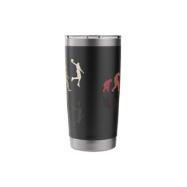 Basketball Sports Evolution for BBall Lovers Dunk Stainless Steel Insulated Tumbler