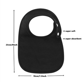 lazyrhino 8 Pack Baby Bibs Unisex Adjustable with Snaps Ultra Soft Absorbent Drooling Teething for Boys and Girls (pink-hm-6pcs)