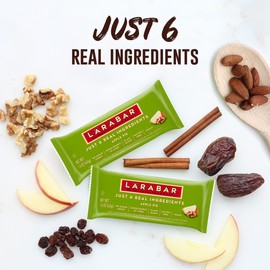 Larabar Apple Pie, Gluten Free Vegan Fruit & Nut Bar, 1.6 oz Bars, 16 Ct