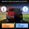 FiveFox Upgraded Waterproof Car Cover for Jeep Wrangler 2 Door