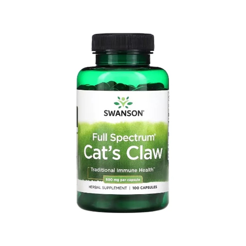 Uña De Gato Espectro Completo 100 Cap 500mg