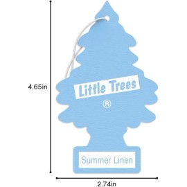 Litte Tree Little Trees Summer Linen Air Freshener – 96 Pack Bulk Case – U1P-10574