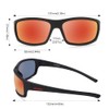 POLARKING 2 PACK Polarized Sport Sunglasses for Men Matte Finish