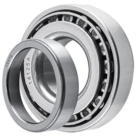 RigsNParts 4 Sets 14125A 25580 Trailer Bearing Kits for 5200-7000 lbs Axle, Trailer Axles Bearing Kits with 2.72" Dust Cap, Grease Seal, Cotter Pin, Rotating Quiet and High-Speed Trailer Bearing