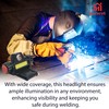 Welding Helmet Light, Hood Attachment Headlight with Mount Holder Rechargeable