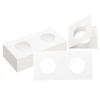 PATIKIL 2x2 Coin Flips 100pcs 26.5mm Cardboard Coin Holder Paper