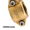 Gardena Clamping shells: brass hose clamp for attaching suction or