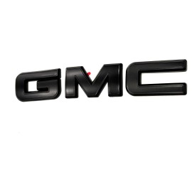 Auto Front Matte Black OVERLAY Emblem Badge Fit 2023 2024 2025 GMC Canyon