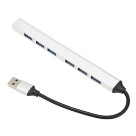 7 in 1 USB3.0 Hub USB3.0 to 7 USB3.0 Plug and Play USB Docking Station USB Hub Adapter for Windows for OS X