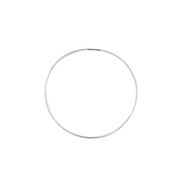 TIABELLE Women's 5-Row Plastic Coated Stainless Steel Wire Necklace with Titanium Clasp, Stainless Steel