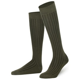 Mysocks Knee High Socks for Men Women - 3 Pairs Combed Cotton Seamless Toe Unisex Ribbed Long Socks - Multicolor Casual Knee High Length Socks