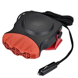 STYCC Car Heater, Portable 60 Seconds Fast Heating Quickly Defrosts Defogger 12V 150W Auto Ceramic Heater Cooling Fan 3-Outlet Plug in Cig Lighter (Red)