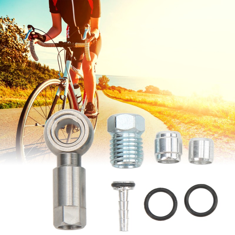 Bike Olive Hose Fittings Kit Stainless Steel Five Wire Body
