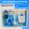 Controlled Release Toilet Bowl Cleaner Tablets Holder with Extension Rod,