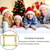 Gold Christmas Inflatable Selfie Frame Picture Frame,Giant Photo Booth Blow