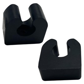 Fudatong 2 PCS Deer Bumper Guard Mounting Bracket Rubber Clamp/Holder Replacement, 2 Pack